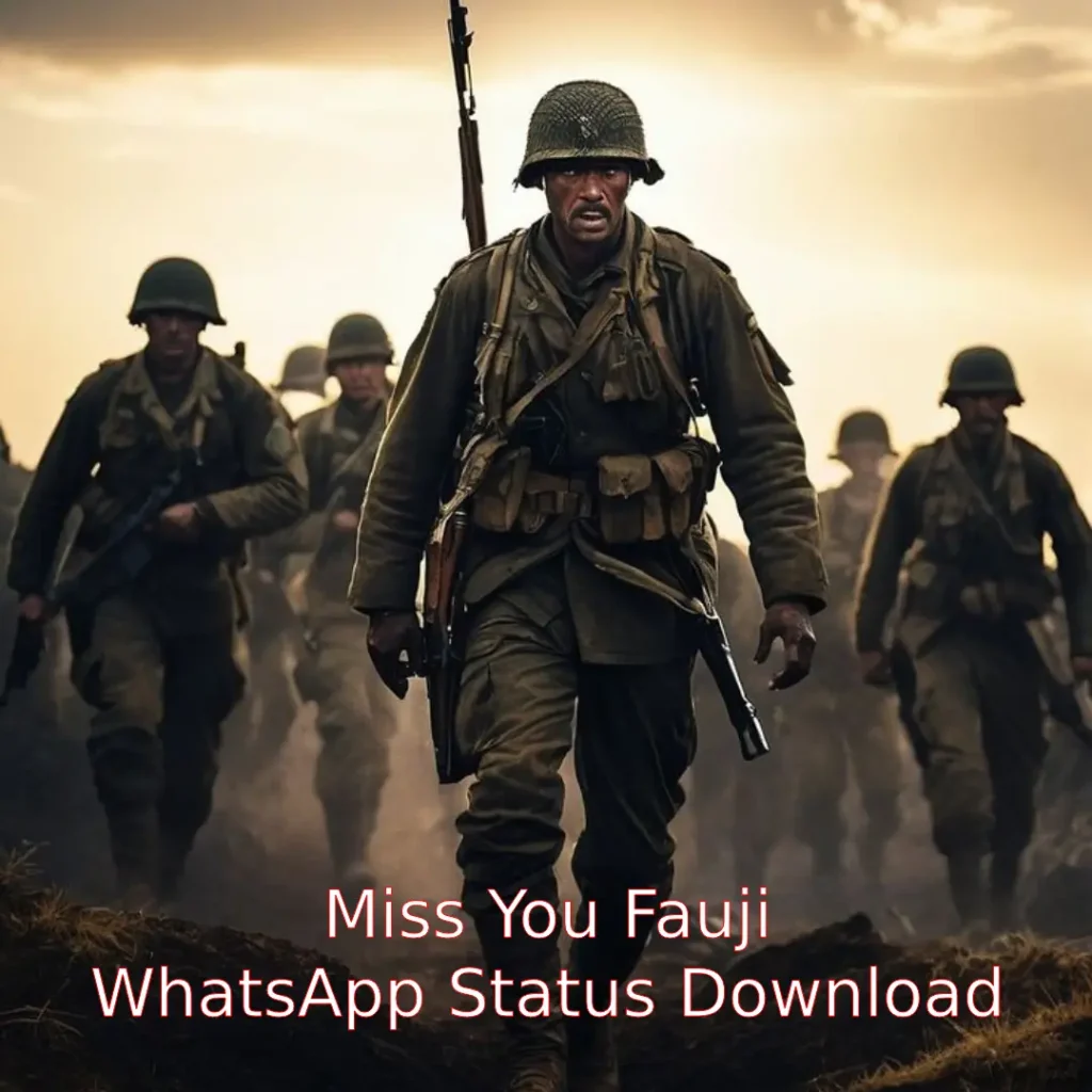 Miss You Fauji WhatsApp Status Download
