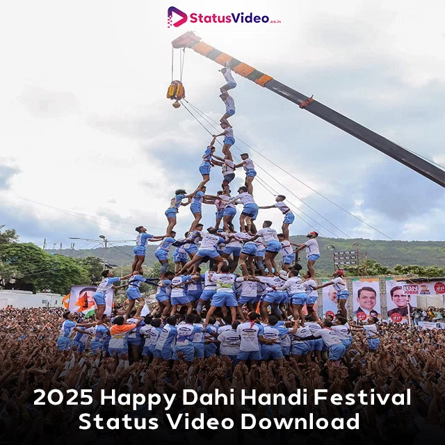 2025 Happy Dahi Handi Festival Status Video Download