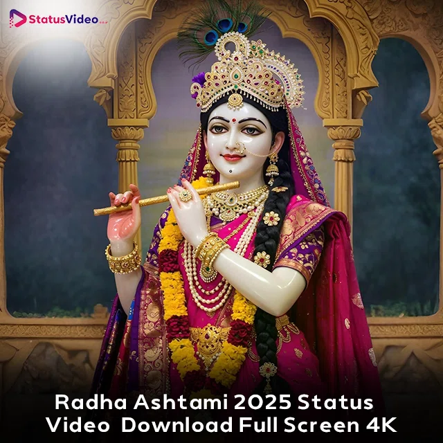 Radha Ashtami 2025 Status Video Download Full Screen 4K