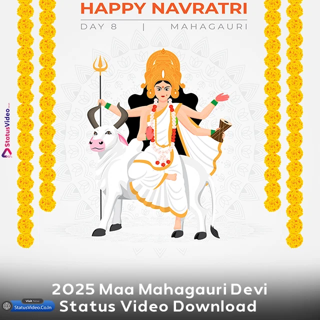 2025 Maa Mahagauri Devi Status Video Download