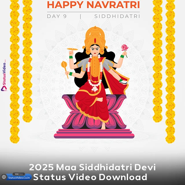 2025 Maa Siddhidatri Devi Status Video Download