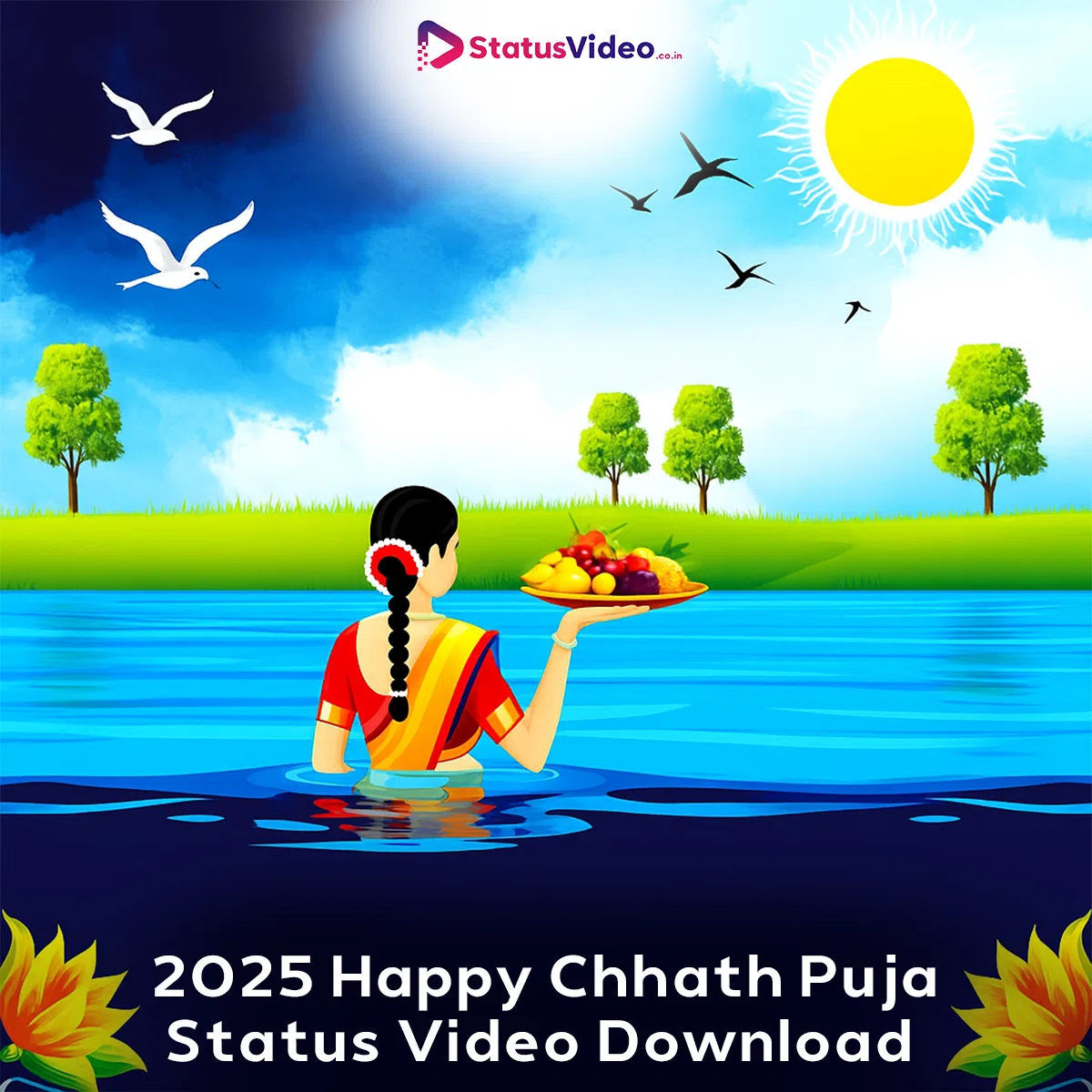 2025 Happy Chhath Puja Status Video Download