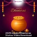 2025 Happy Dhanteras Status Video Download