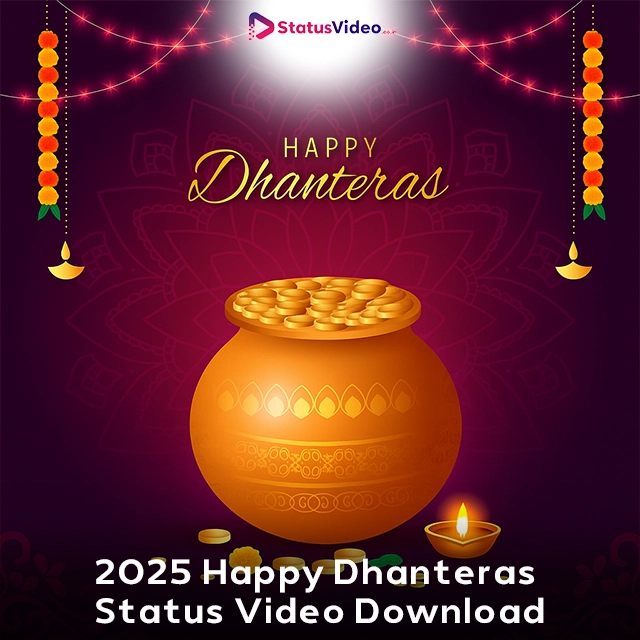 2025 Happy Dhanteras Status Video Download