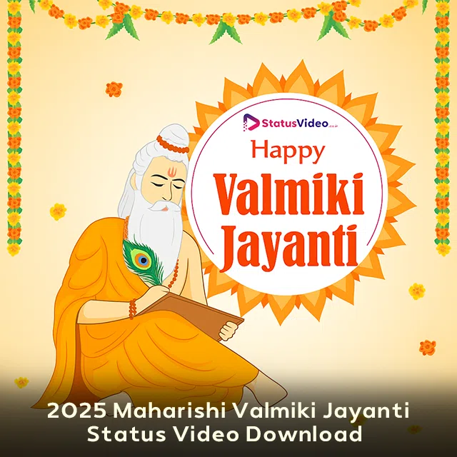 2025 Maharishi Valmiki Jayanti Status Video Download