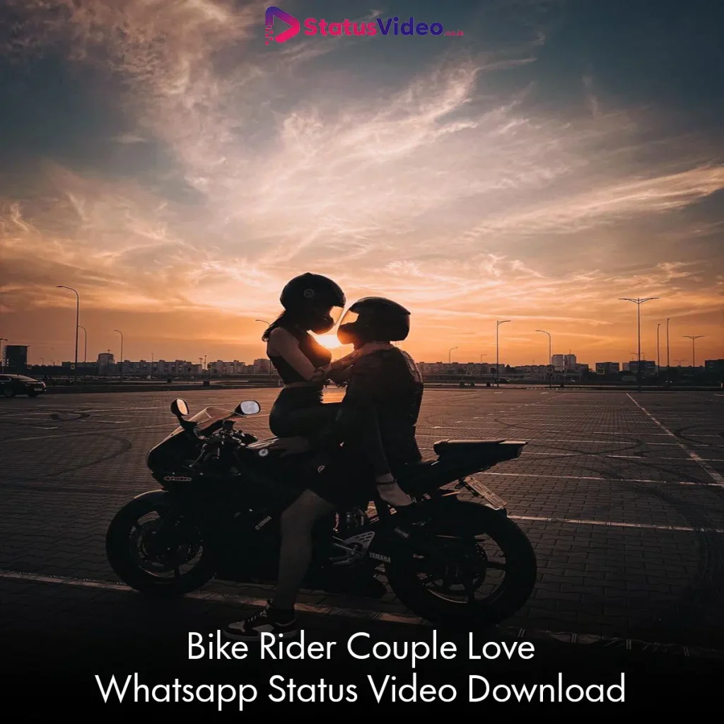 Bike Rider Couple Love Whatsapp Status Video Download