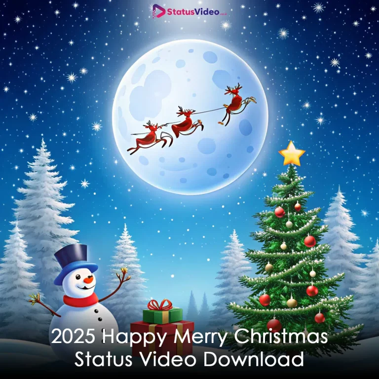2025 Happy Merry Christmas Status Video Download