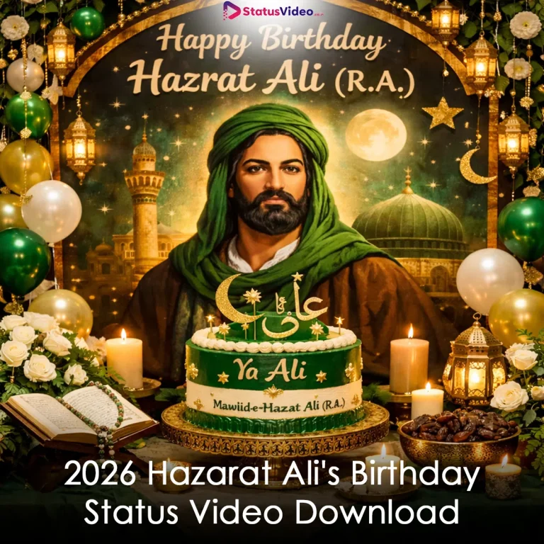 2026 Hazarat Ali's Birthday Status Video Download
