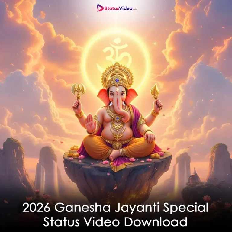 2026 Ganesha Jayanti Special Status Video Download