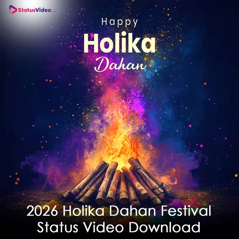 2026 Holika Dahan Festival Status Video Download