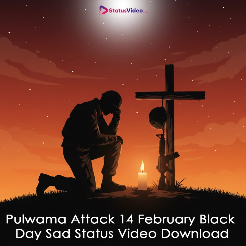Pulwama Attack 14 February Black Day Sad Status Video Download